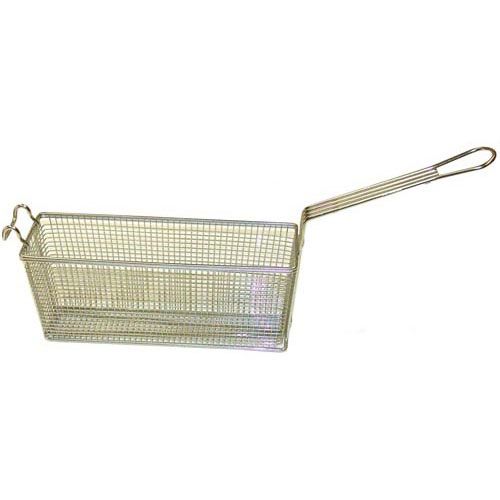 Keating 004817 Triple Fryer Basket with Front Hook, Archer Wire, 13 1/4"L X 4 1/4"W X 5 1/2"H